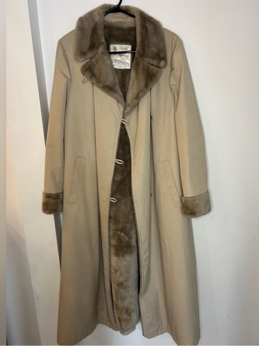 Vintage London fog trench
